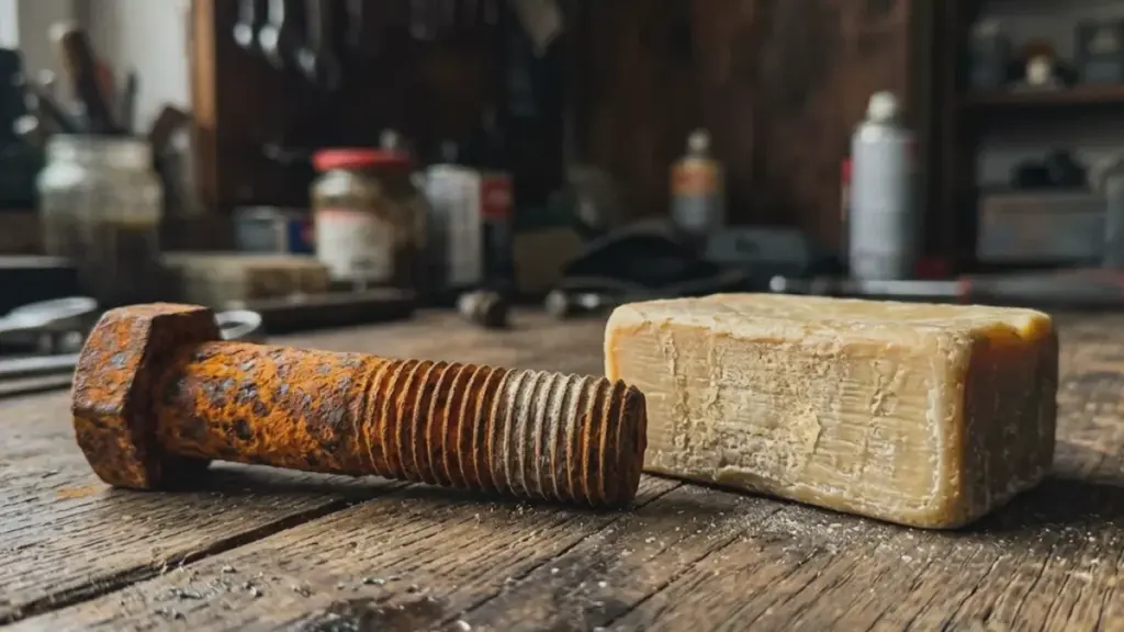Schraube mit Seife einreiben – Schluss mit dem Kampf gegen Rost. Der einfache Trick, der jede Reparatur rettet